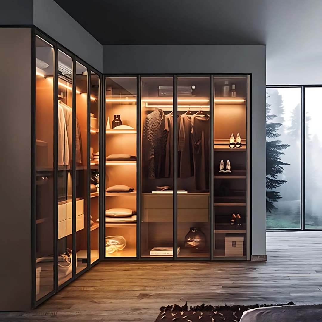 Glass Wardrobes